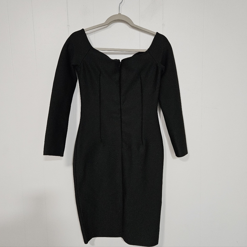 NWT Bella Barnett Hanna Black Bandage Mini Dress - Picture 6 of 9